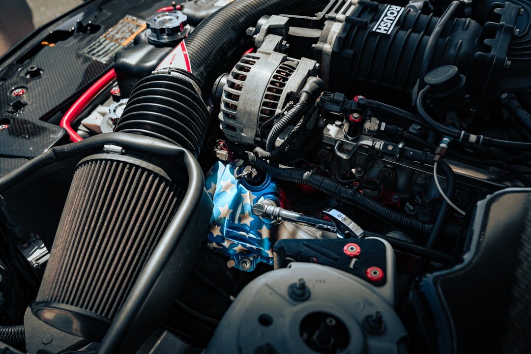 car engine bay cleaning