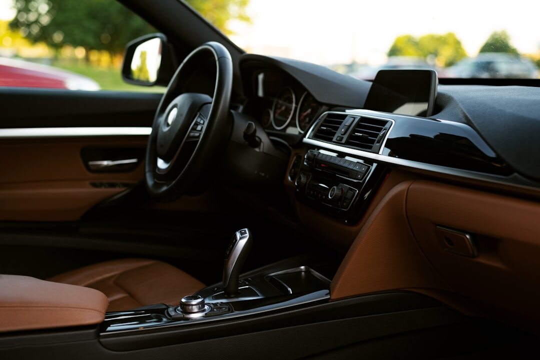 car interior vacuuming